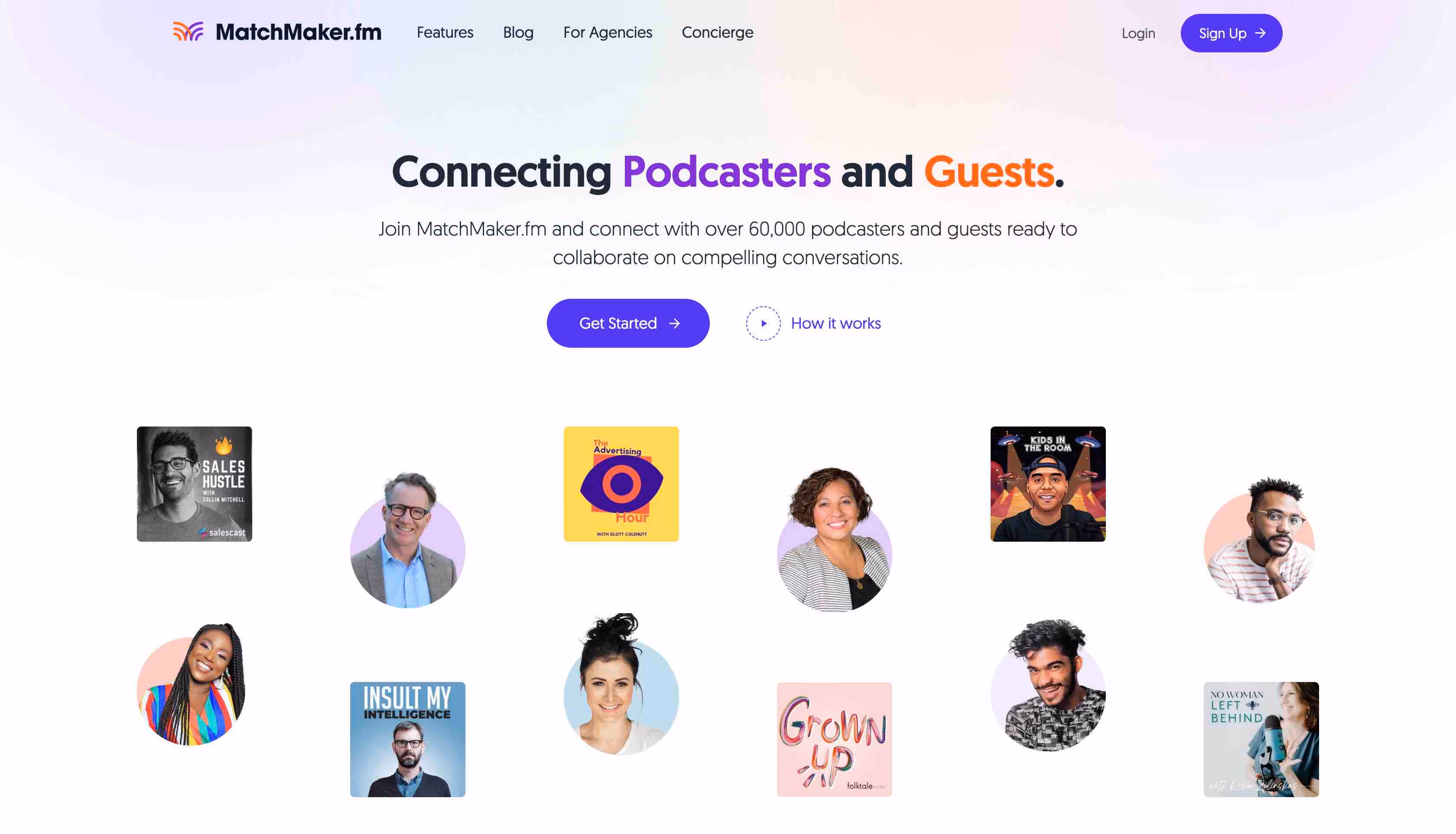 MatchMaker.fm homepage