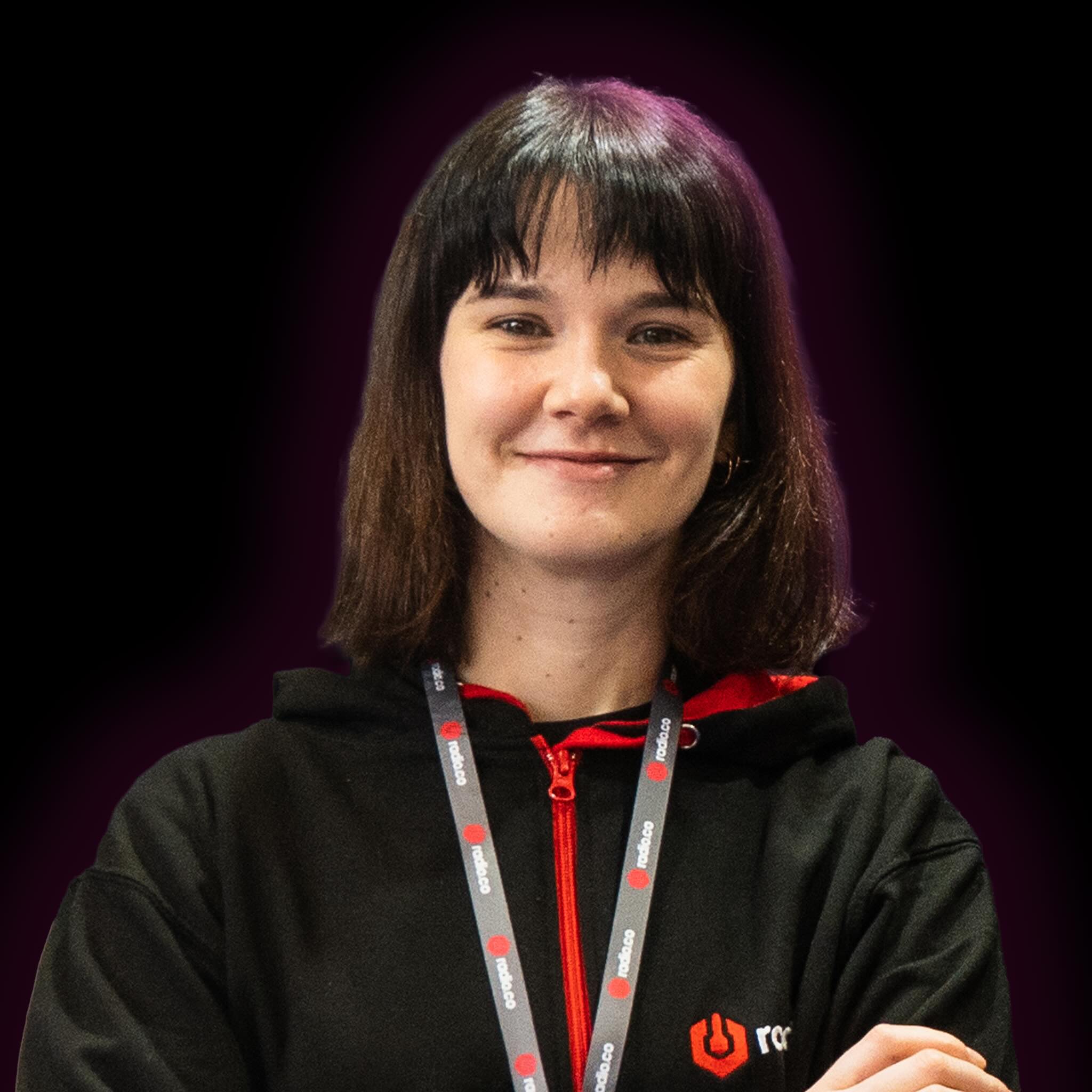 Lucy Rowe from Cue.