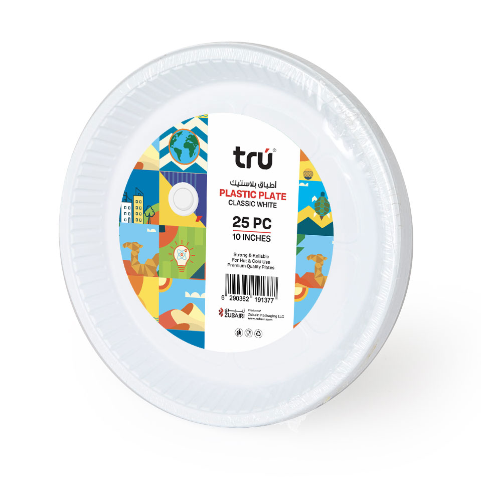 tru Plastic Plates & Trays