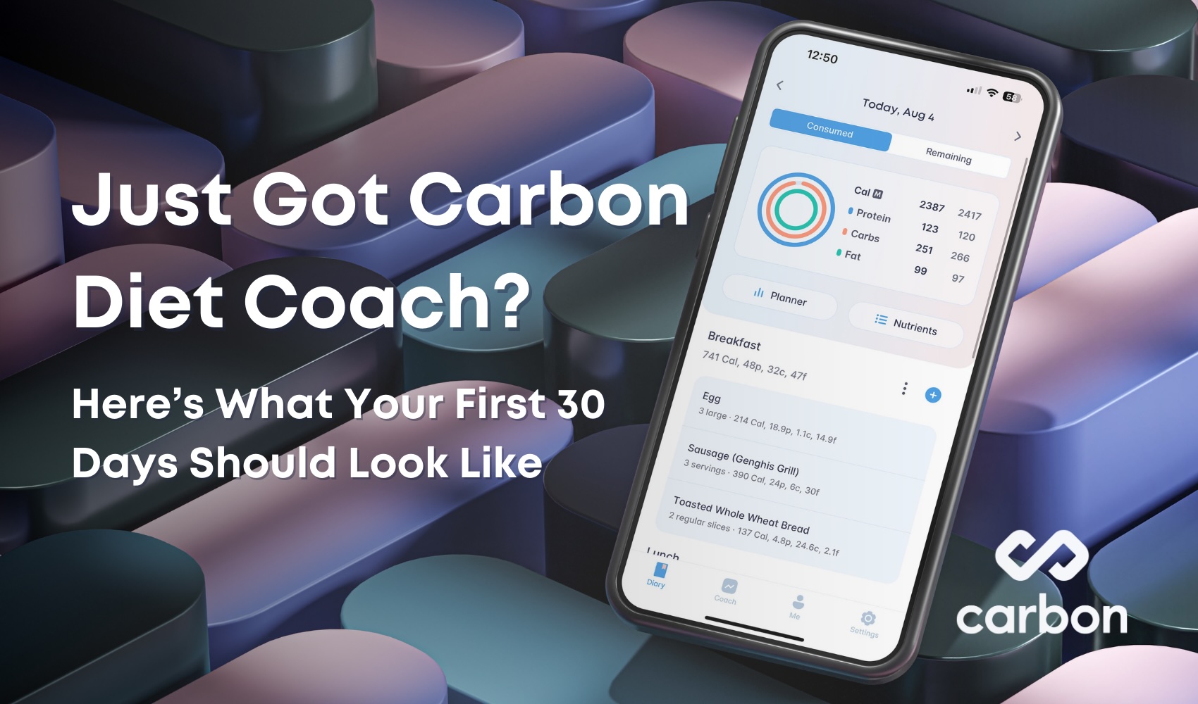 Just Got Carbon Diet Coach? Here’s What Your First 30 Days Should Look Like