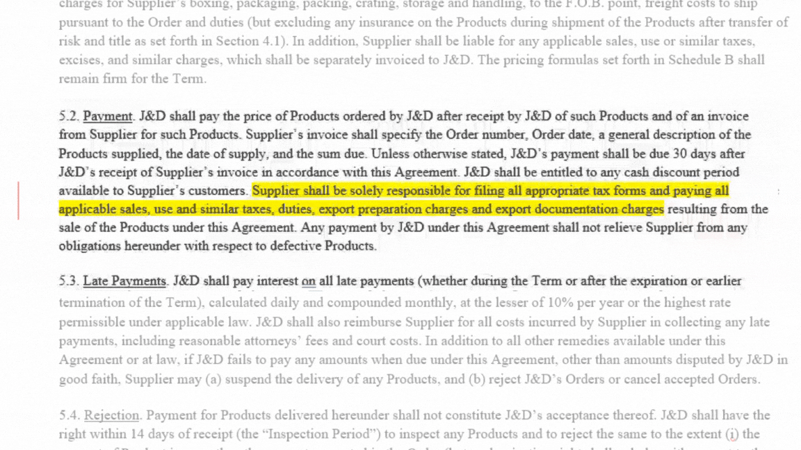 AI Powered Suggestions & Redlines