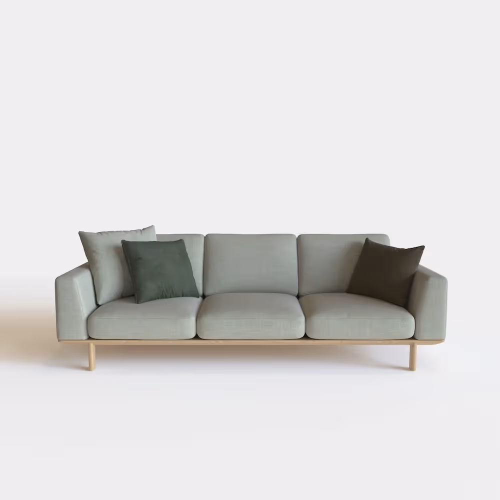 3D Produktvisualisierung:
Möbel 3er-Sofa
