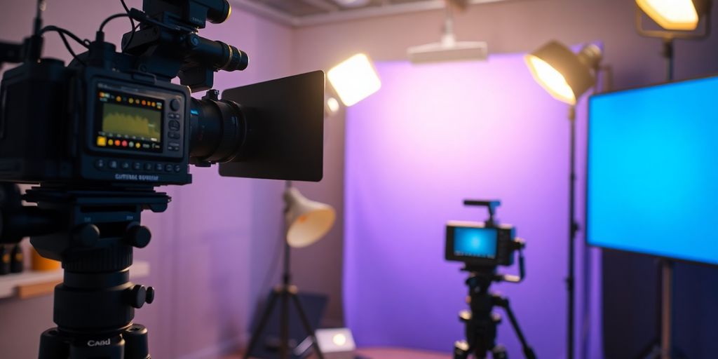 Professionelles Video-Setup für Produktpräsentation