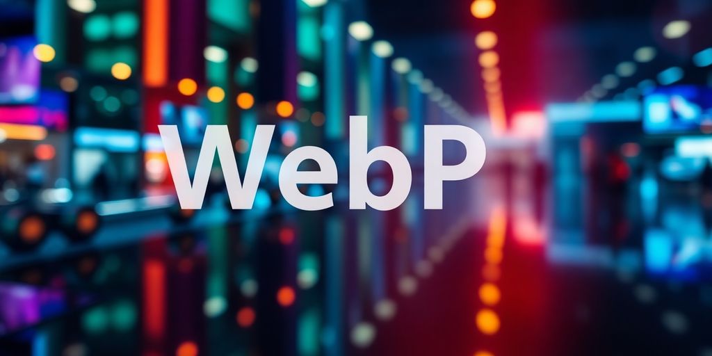 WebP-Bildformat in Photoshop mit lebendigen Farben.