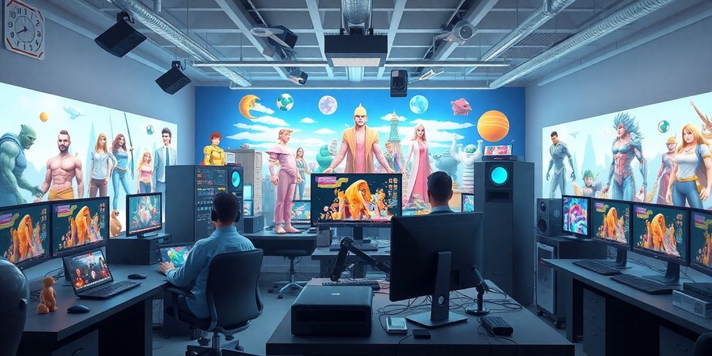 Realistisches 3D-Animationsstudio mit kreativen Profis.