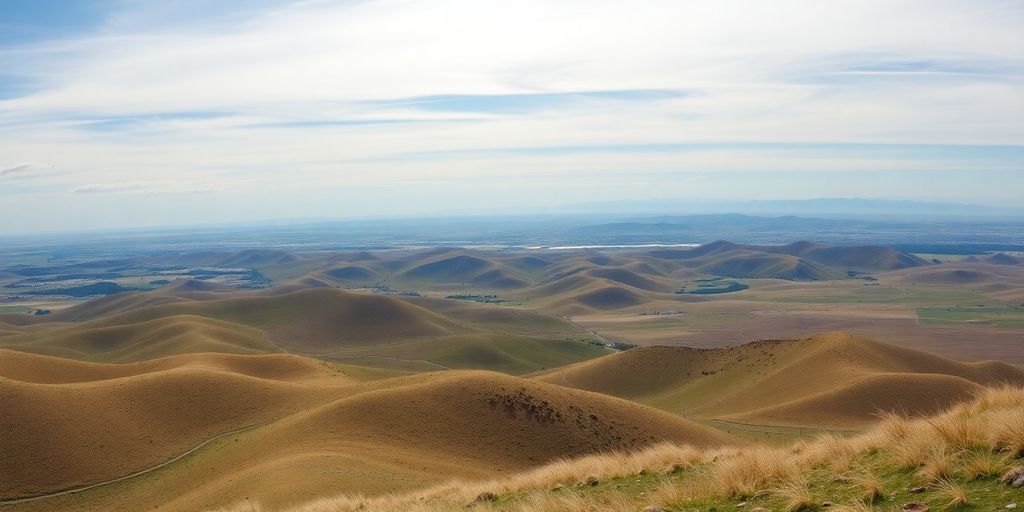 Atemberaubende Panoramaaufnahme einer Landschaft