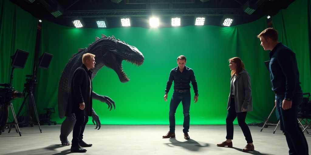 Visuelle Effekte am Filmset
