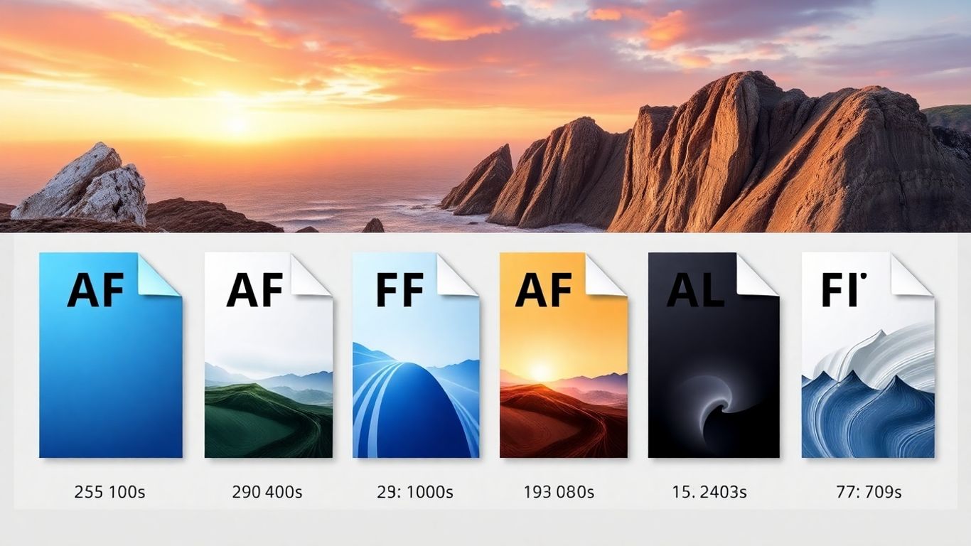 Verschiedene Bildformate im Vergleich