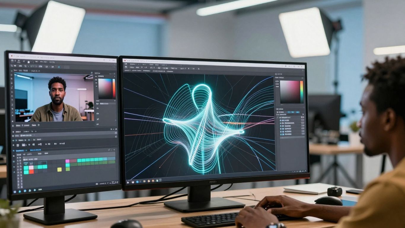 Animation Software und 3D-Modellierung im Studio