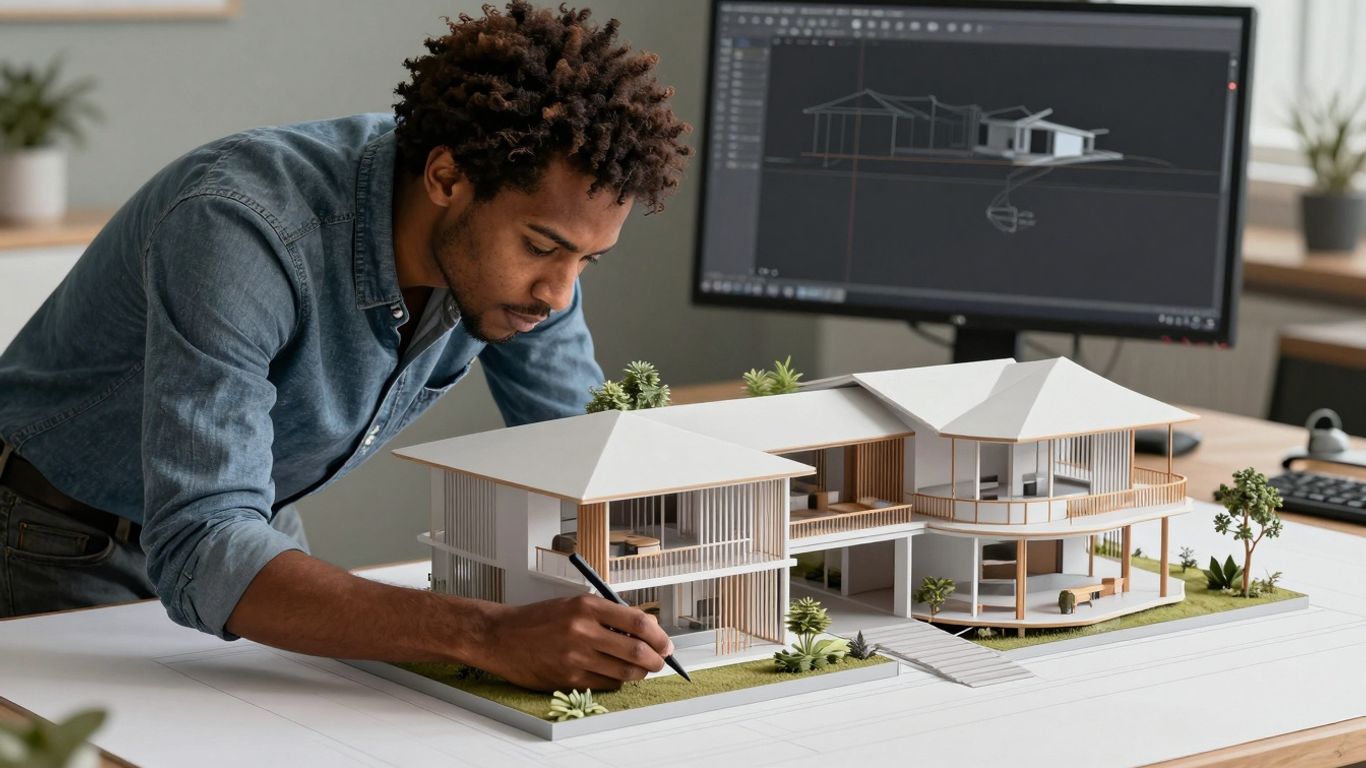 3D Modell wird zu fotorealistischem Bild