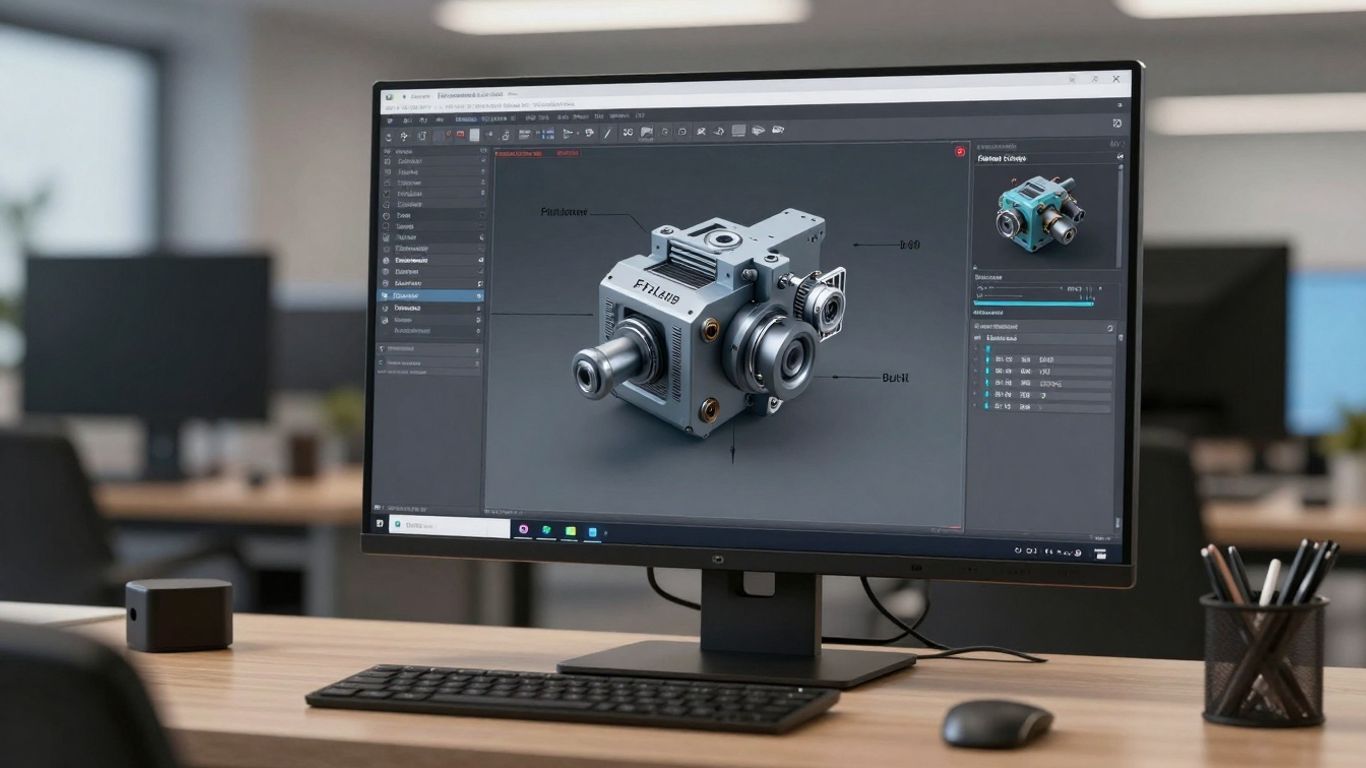 Fusion 360 3D CAD Software Interface