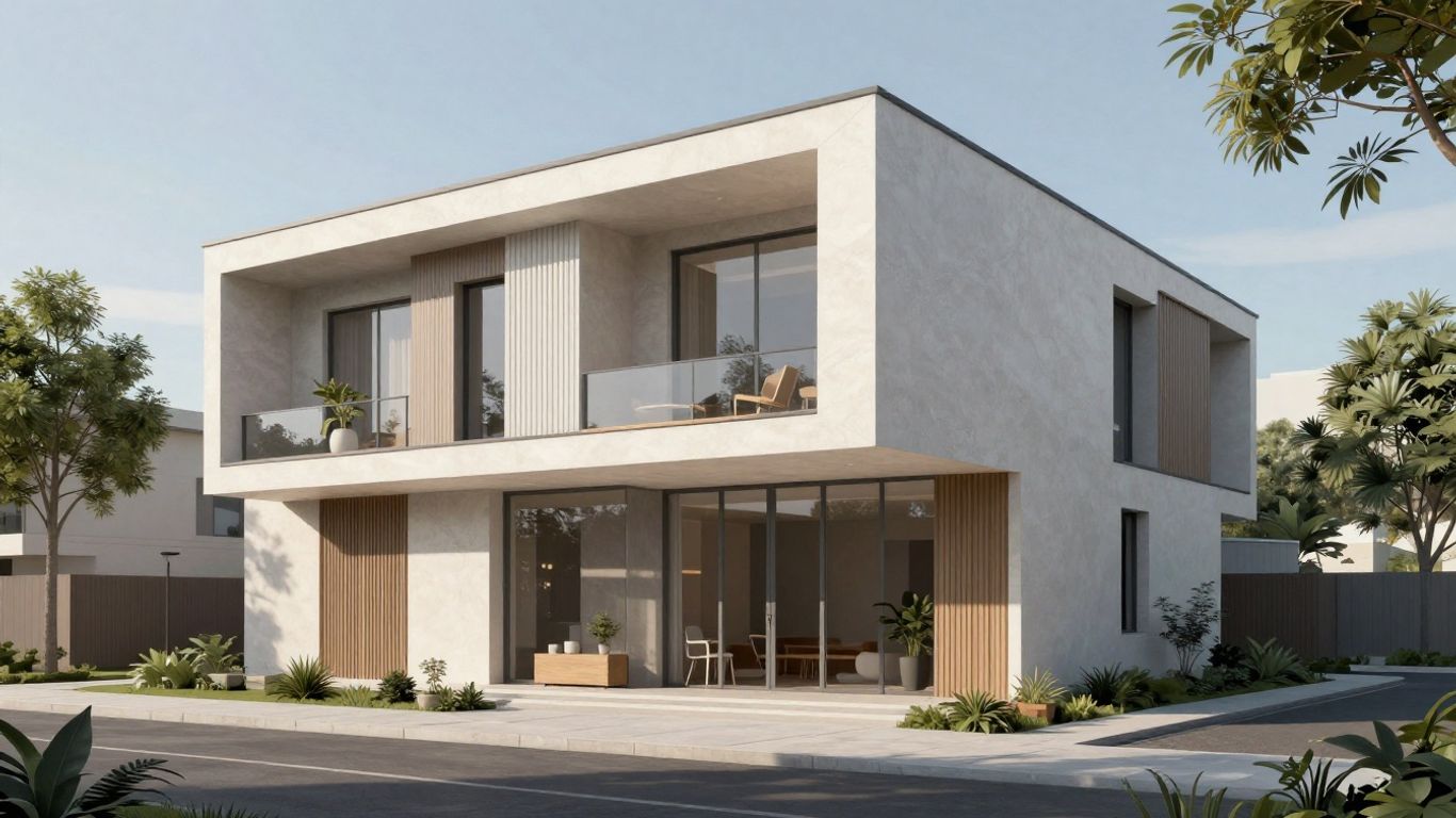 Architekturvisualisierung: KI vs. 3D-Rendering für Gebäude.