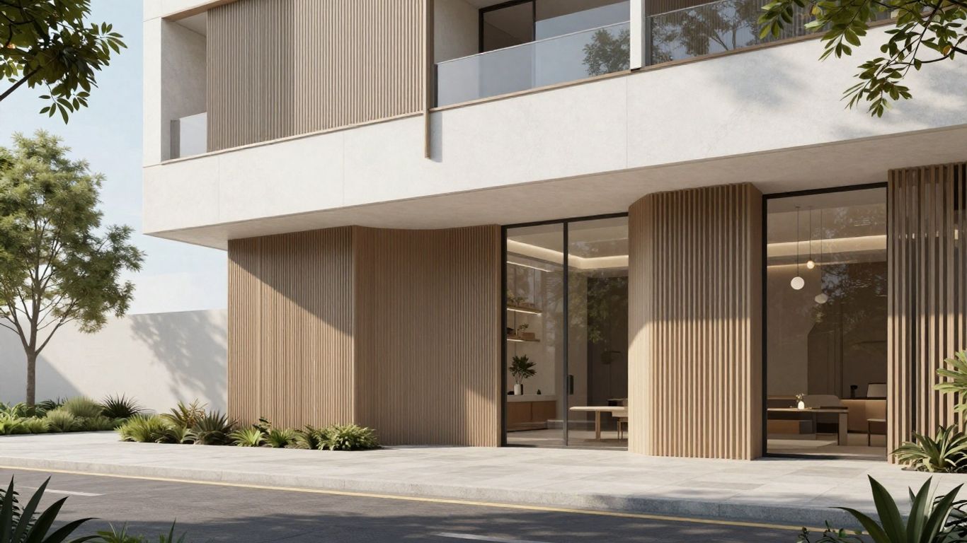 Moderne Architekturvisualisierung mit natürlichem Licht