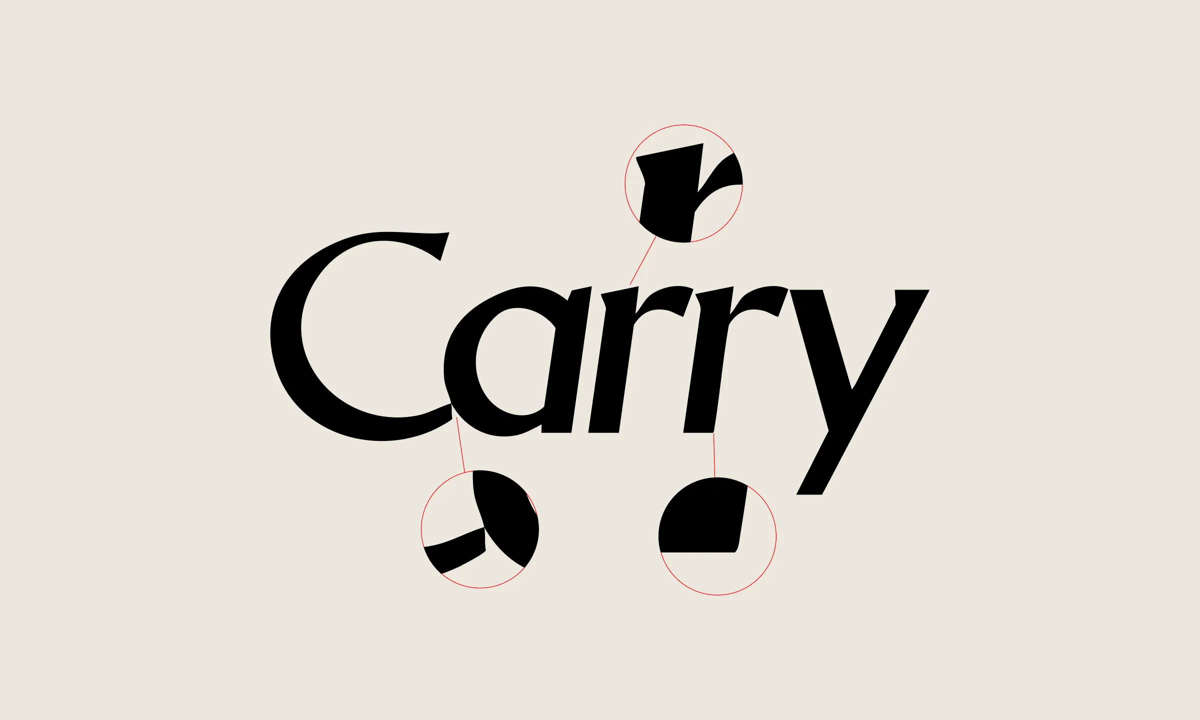 The Carry logo inconsistencies