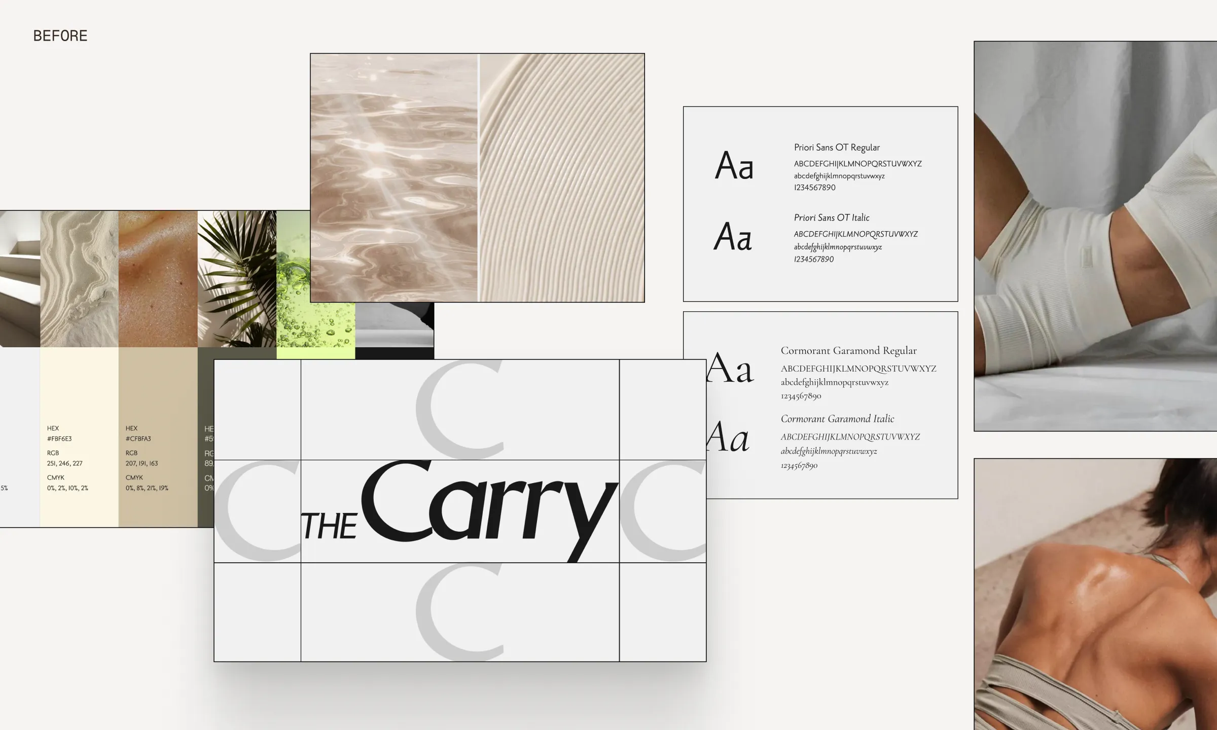 The Carry brand identity before August Strategy's work
