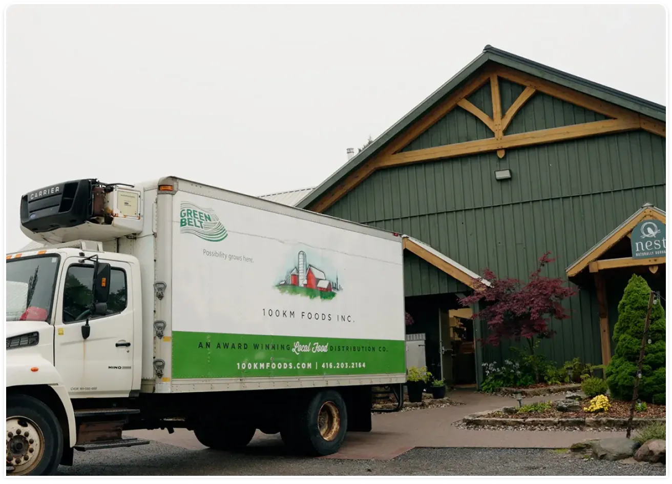 100km Foods automates route planning with Routific's route optimization while considering delivery time windows.
