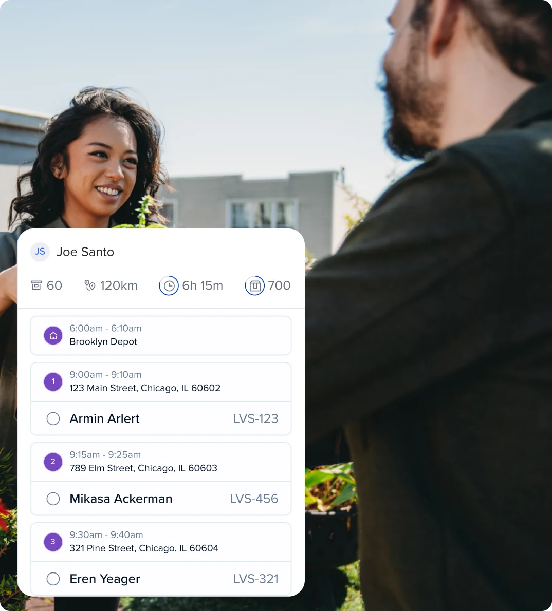 Routific's delivery management and route optimization algorithms ensure groceries and other perishables are delivered on time.