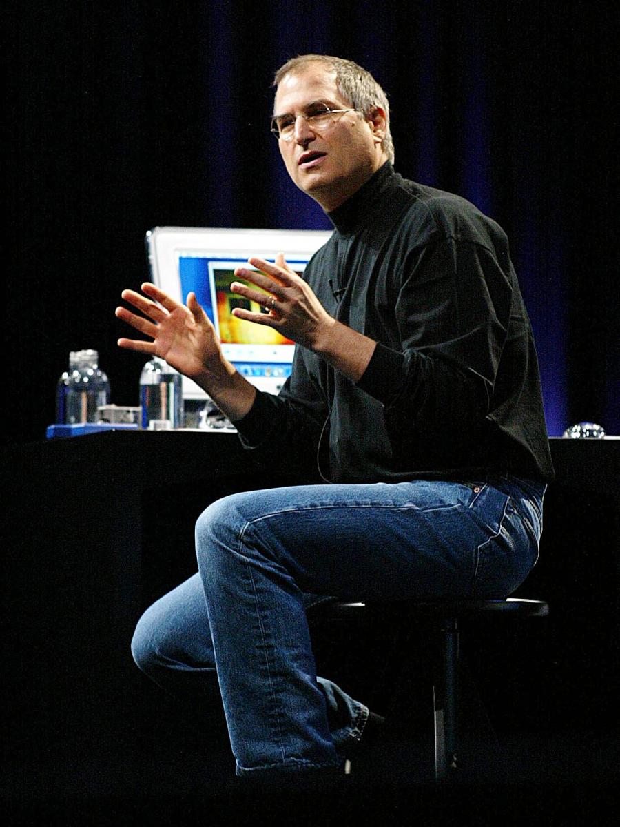 Steve Jobs. 2002. (AFP)