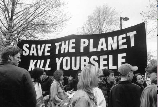 save the planet kill yourself