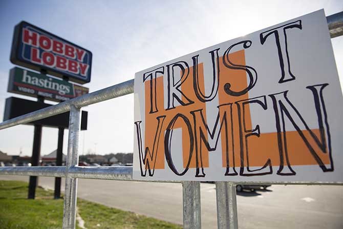 Hobby Lobby decision by Supreme Court, contraception and Obamacare, women's rights