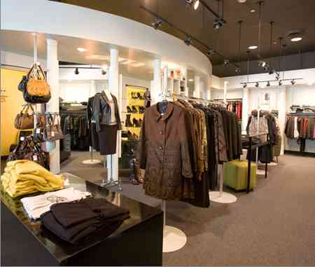 Inside Fisher's Connecticut Avenue boutique.