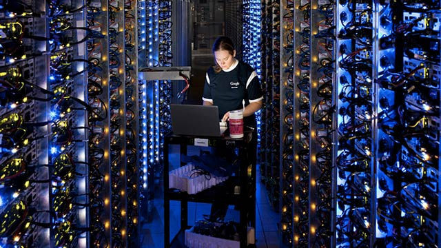 Inside a Google data center