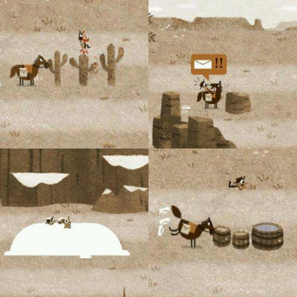 pony express mishap collage laurie rice