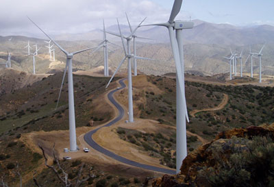 Los Angeles' 120-megawatt Pine Tree Wind Project.