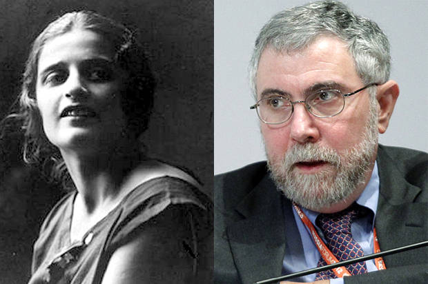 ayn rand paul krugman objectivism