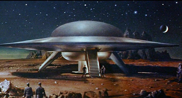 Forbidden Planet saucer Small