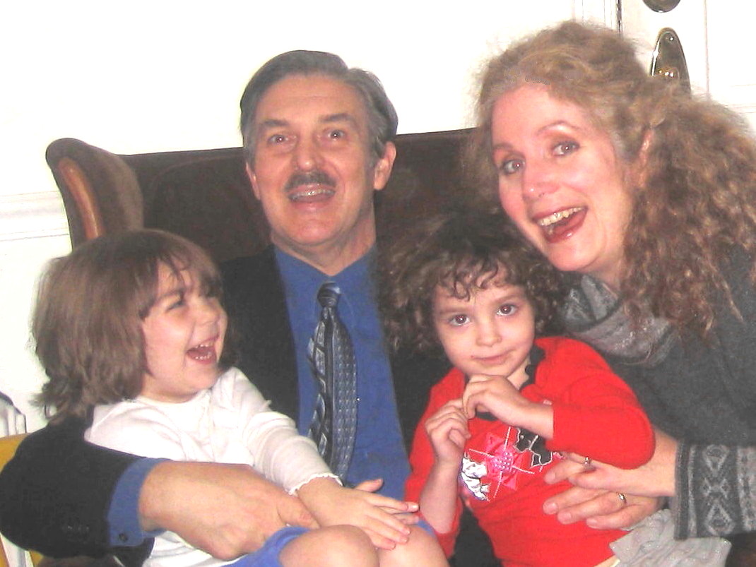 Ed and Talia with Sophia and Allegra