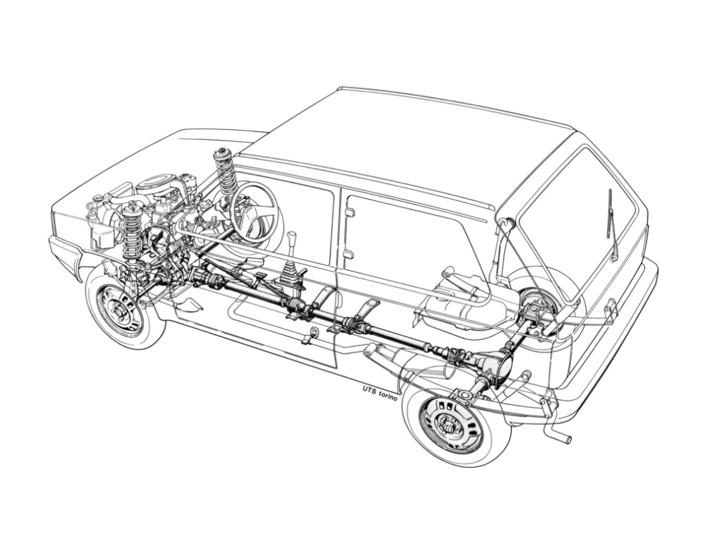Éclaté Fiat Panda 4x4
