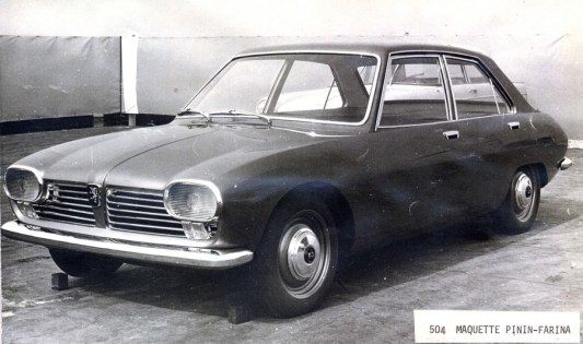 Etude Peugeot 504 par Pininfarina