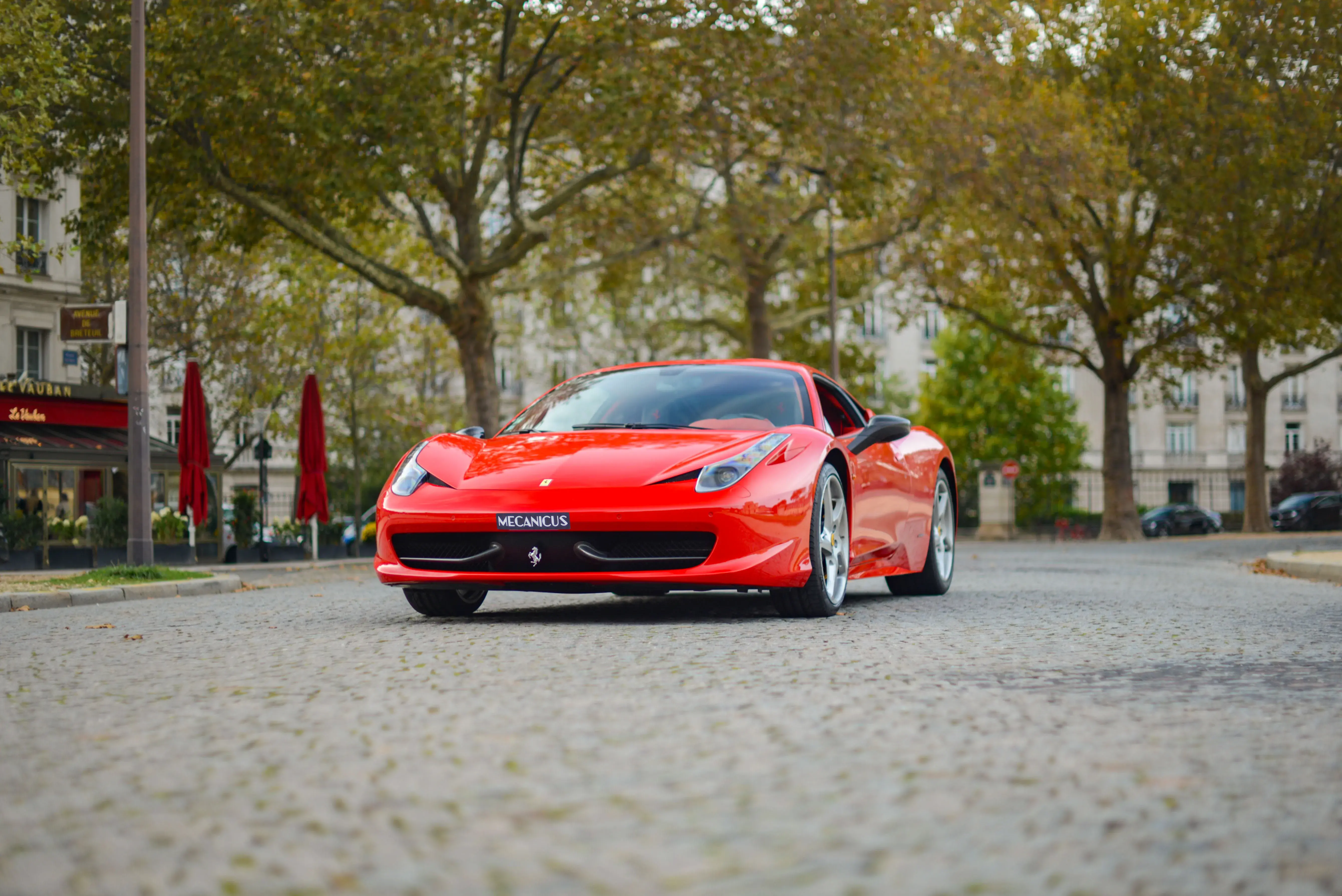 Ferrari 458 Italia Rosso Corsa Mecanicus Paris