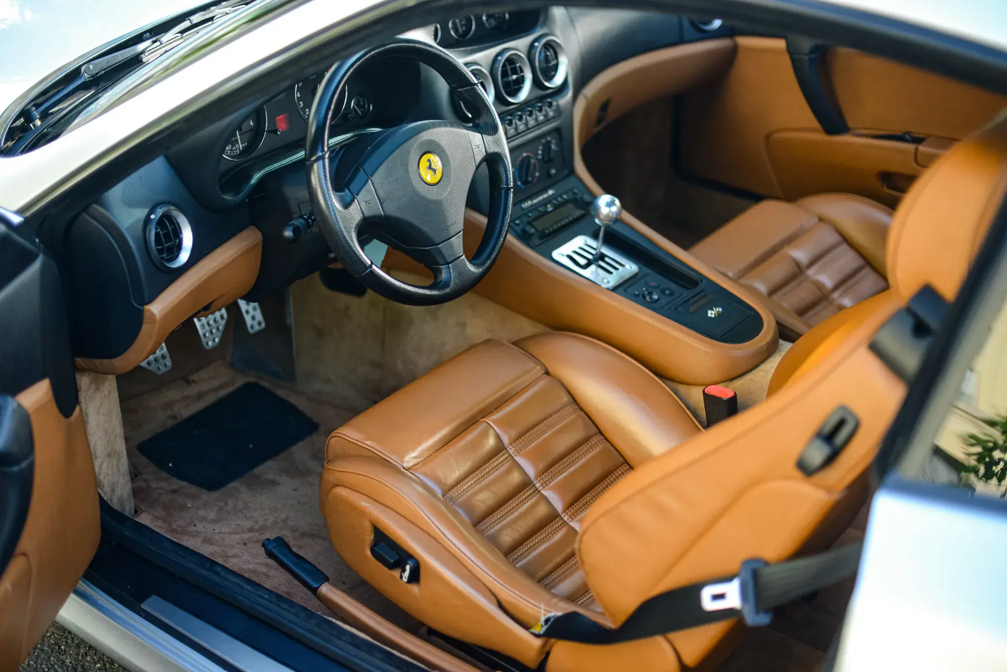 Intérieur Ferrari 550 Maranello Cuir Cognac Mecanicus Paris