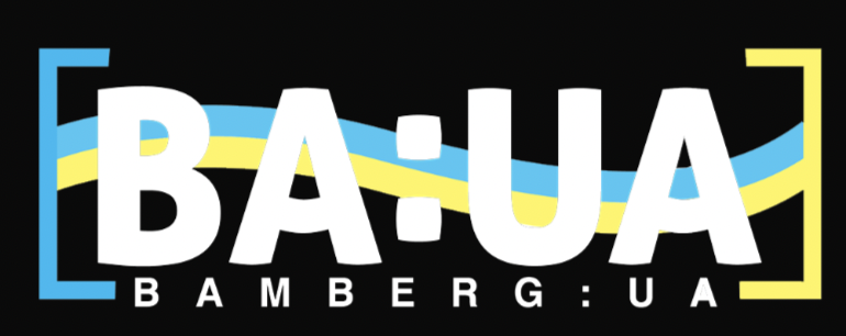 A black and white logo for the company AU.