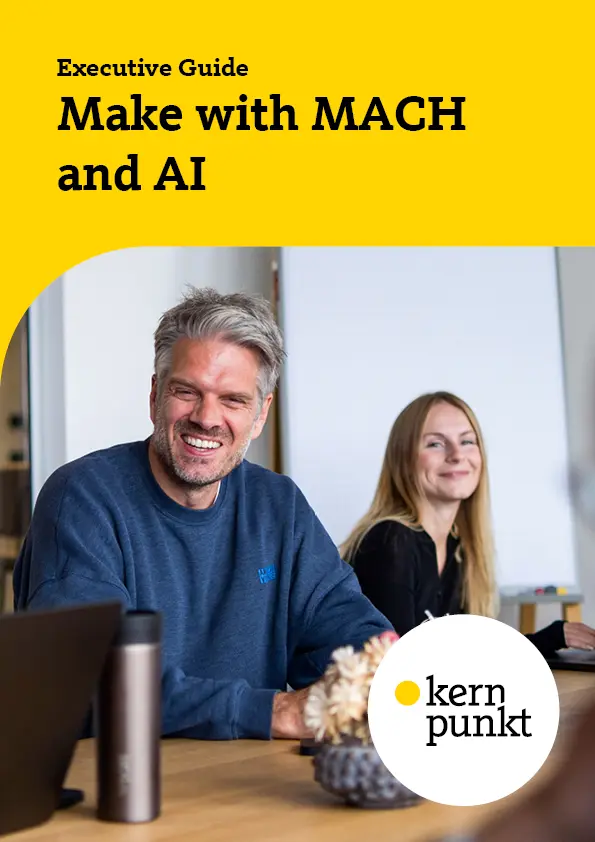 Unser Whitepaper zum Thema Make with MACH and AI