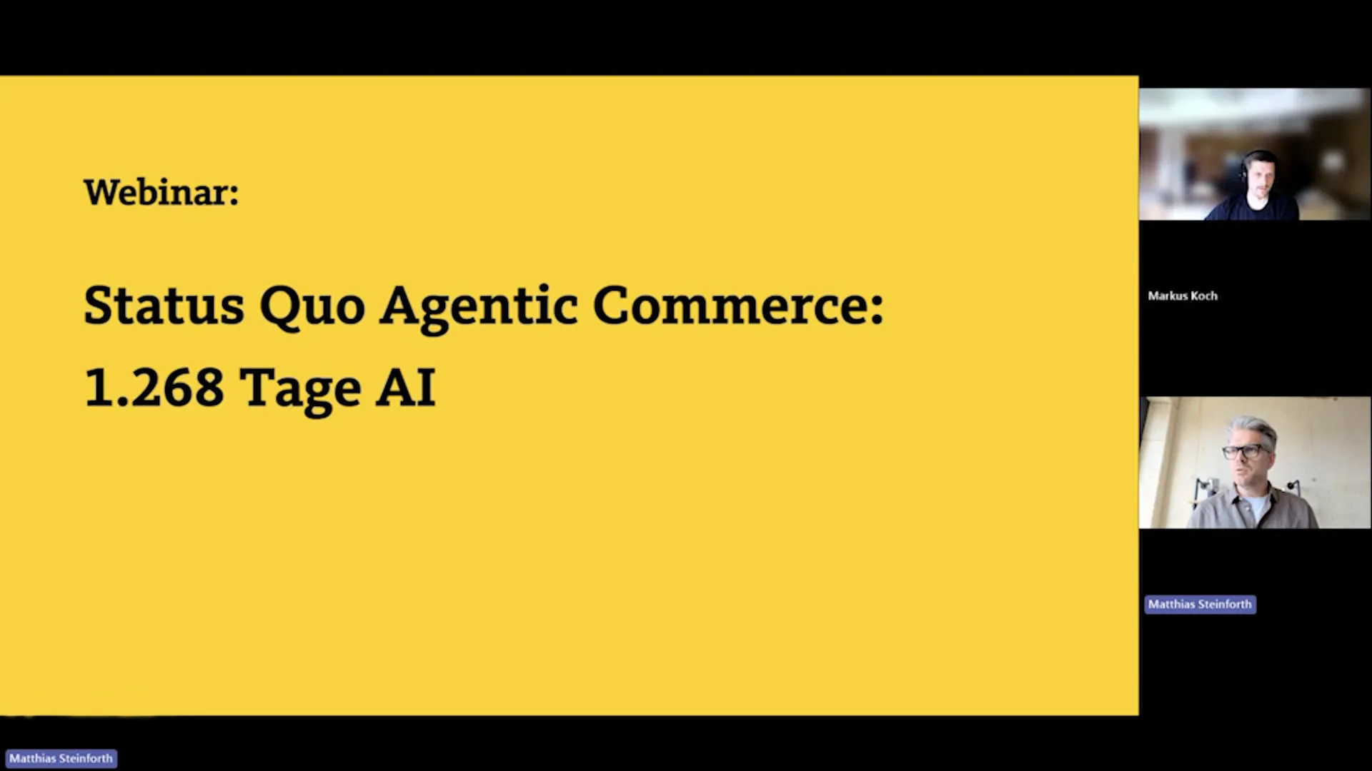 kernpunkt Webinar: Agentic Commerce