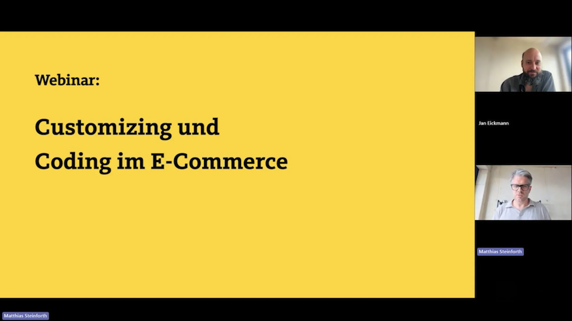 kernpunkt Webinar: Customizing und Coding im E-Commerce