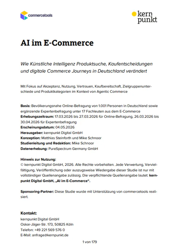 Studie: AI im E-Commerce in Deutschland