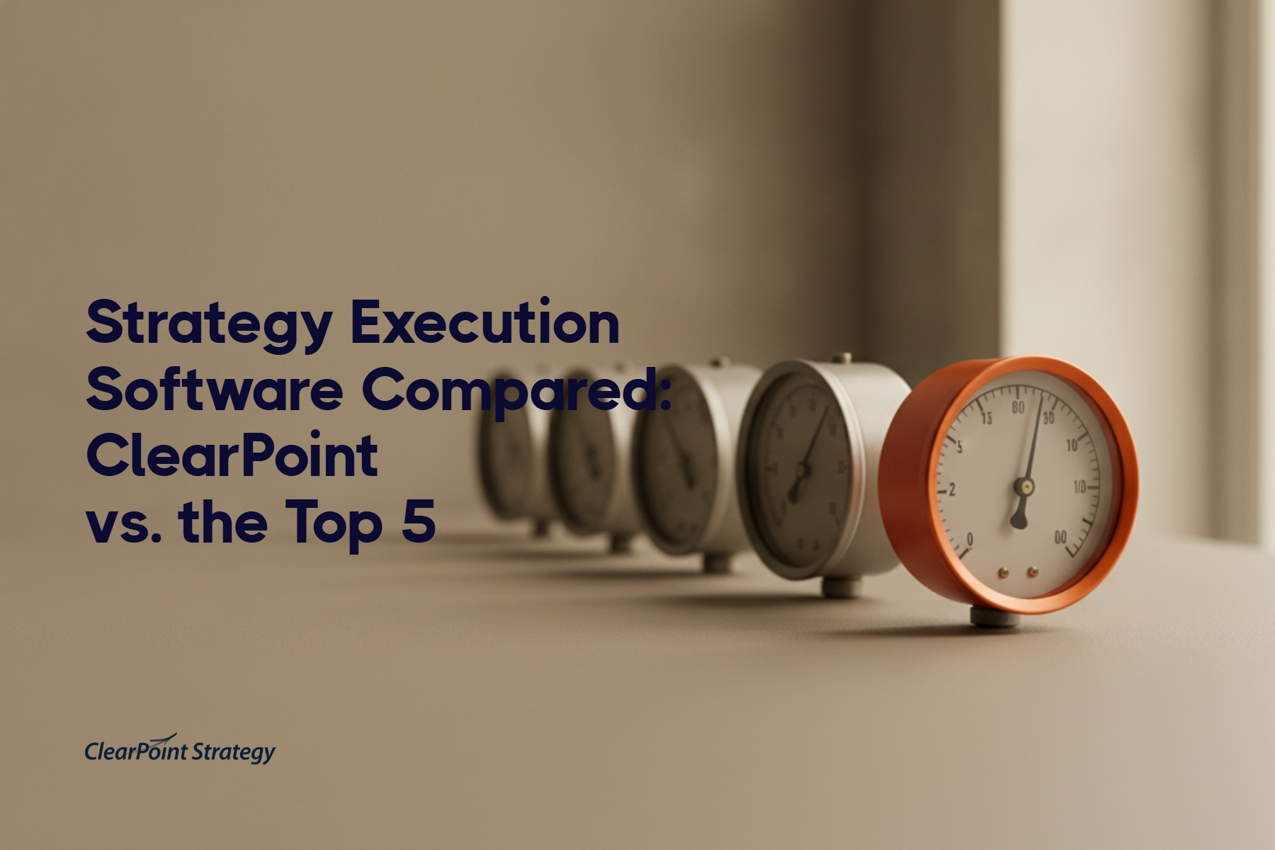 Strategy execution software compared — ClearPoint vs. the top five platforms