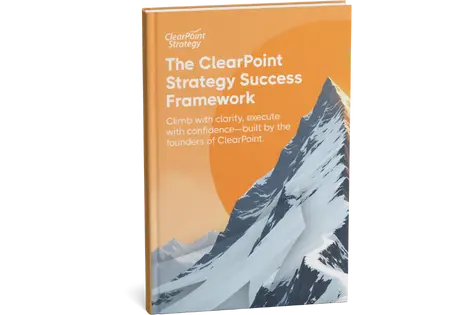 Cover of The ClearPoint Strategy Success Framework