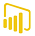 Power BI logo, representing the governed dataset export