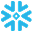 Snowflake logo, representing the data warehouse connection