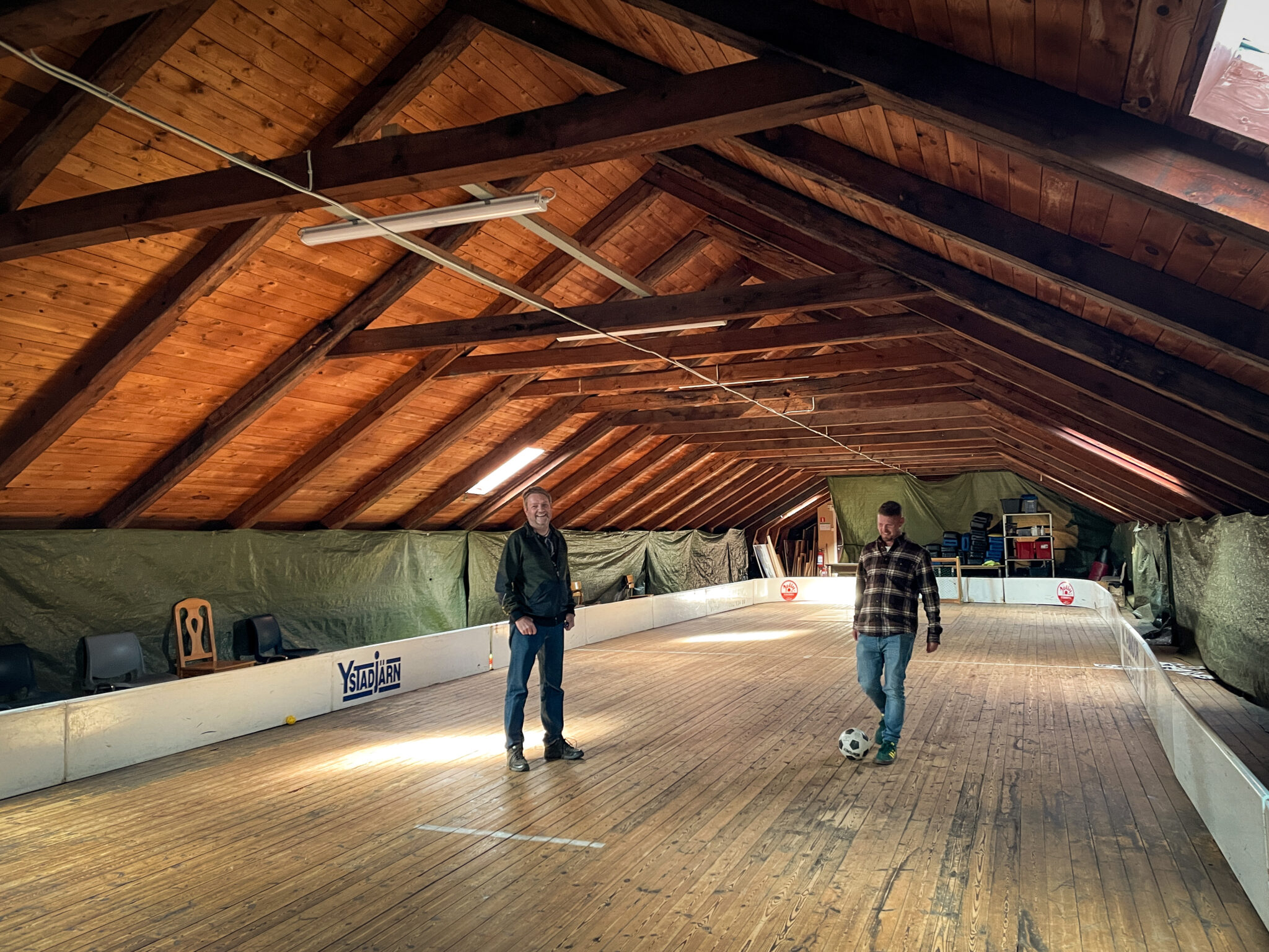 Full aktivitet i KFUM-huset i Ystad