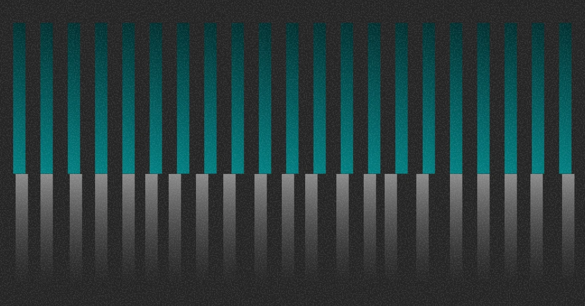 Abstract visual of separated vertical columns in teal and grey, symbolising siloed ticketing systems and lack of end-to-end visibility in fund administration