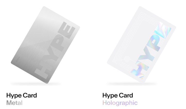 hype card selection