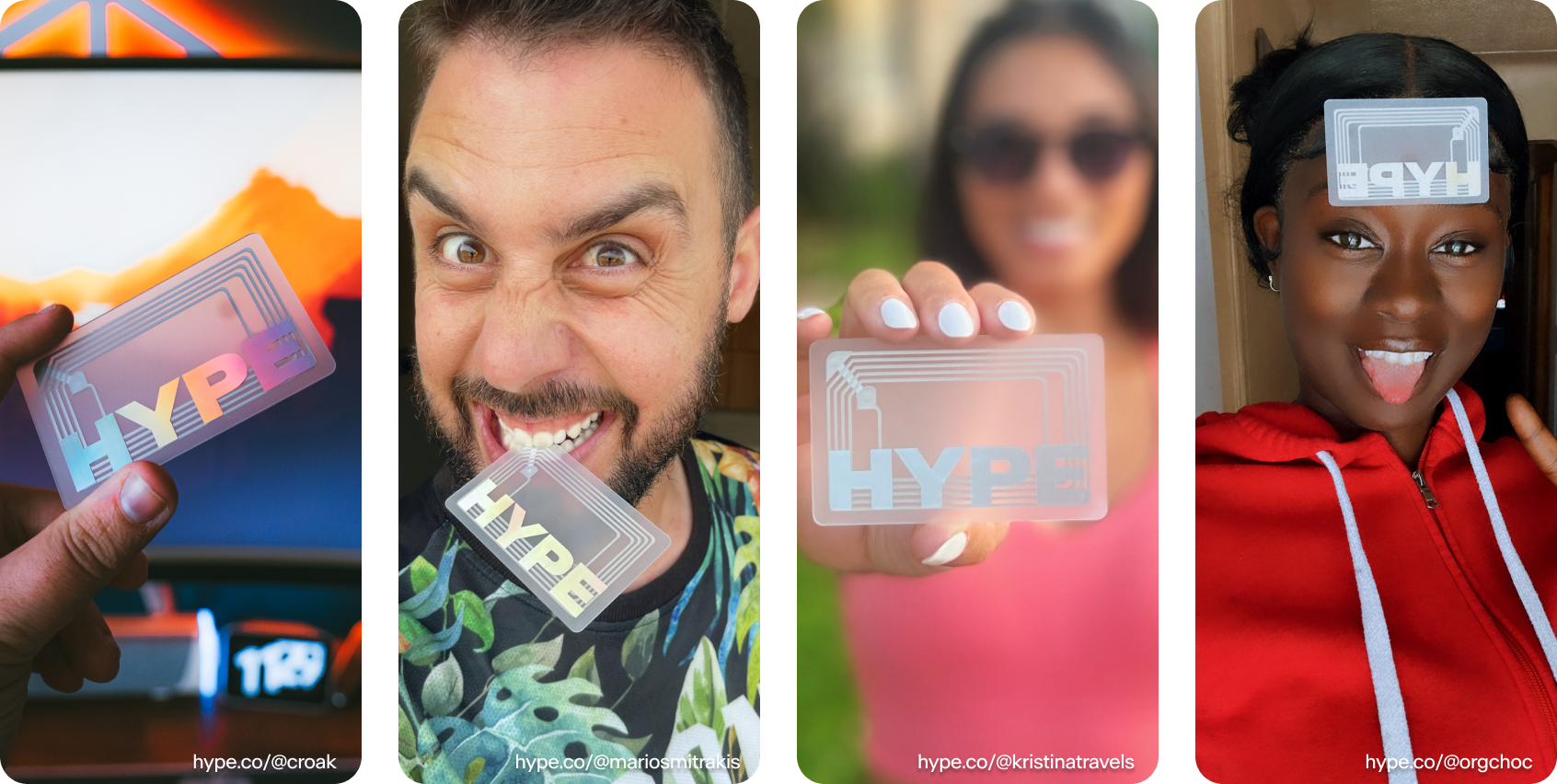 hype card community