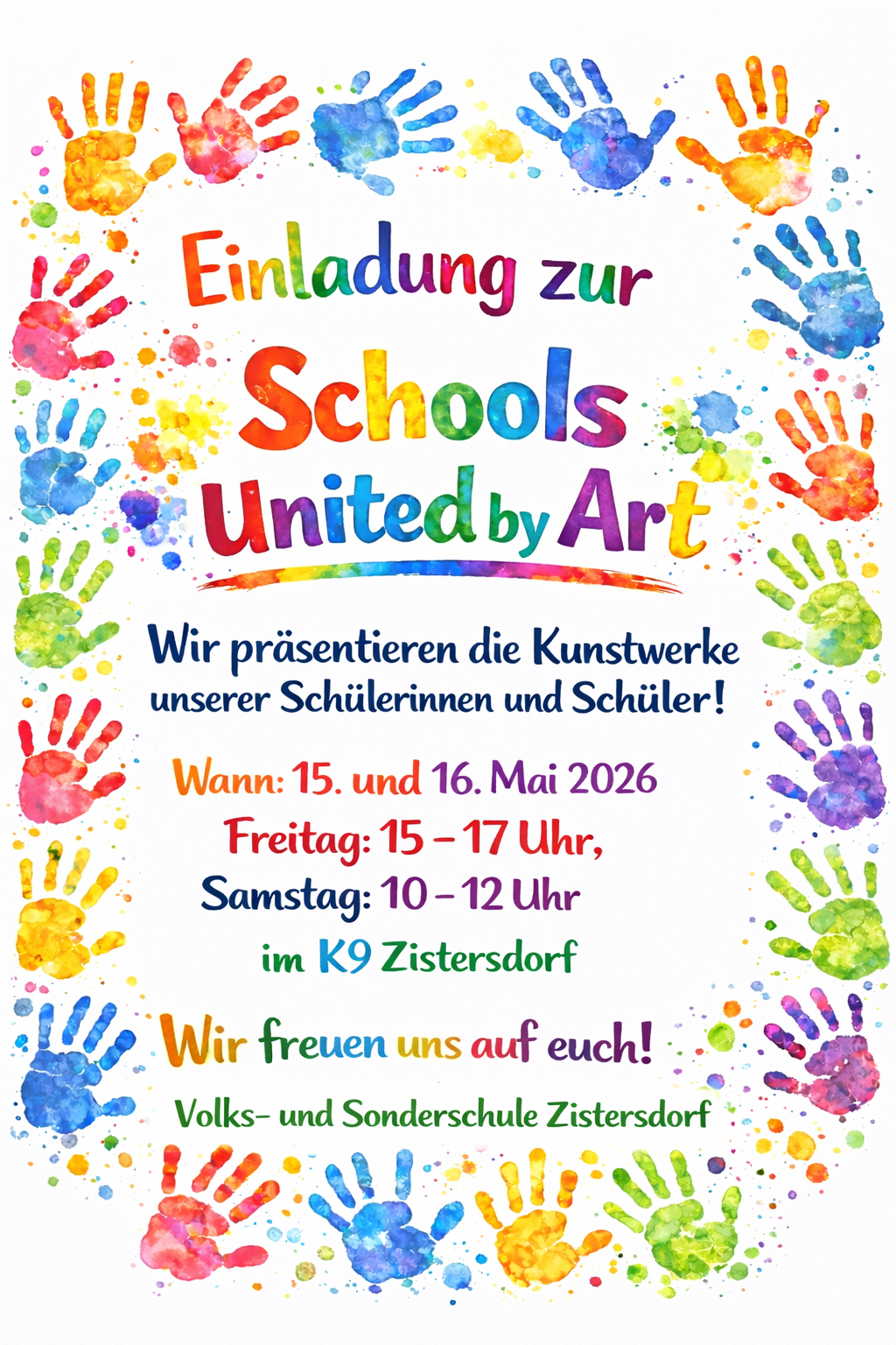 🎨✨ Einladung zu unserem Atelier „Schools United by Art“ ✨🎨