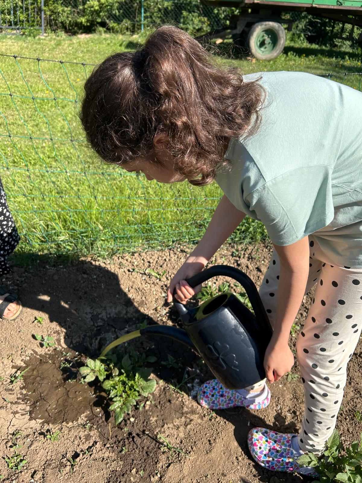 Die 5. Klasse am Feld🌱💧
